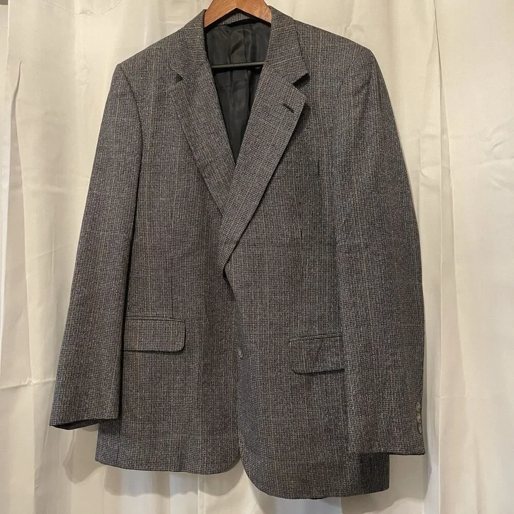 BURBERRY Loomed In Scotland SPORT COAT BLAZER JACKET MENS Size Unknown